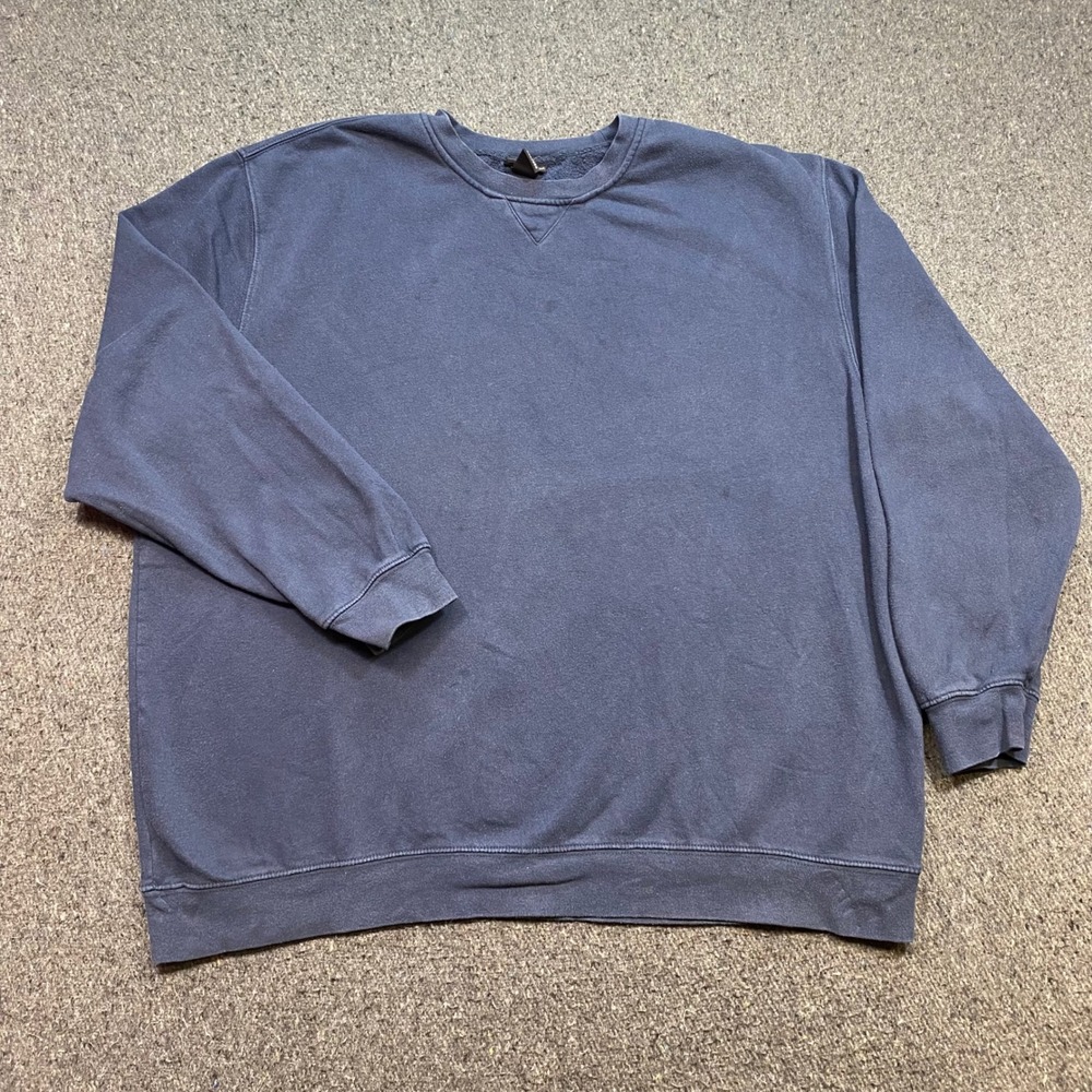 Joe Boxer Sweatshirt Sz 2XL Mens Blue Skater Grunge Crewneck Fleece Pullover